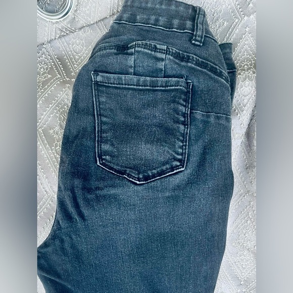 Ladies size 7 black wax Jean Butt I Love You - Picture 6 of 7